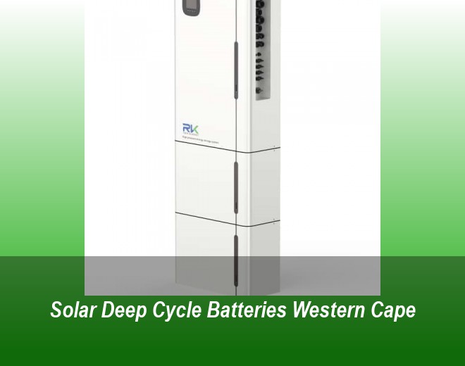 Solar Deep Cycle Batteries Western Cape
